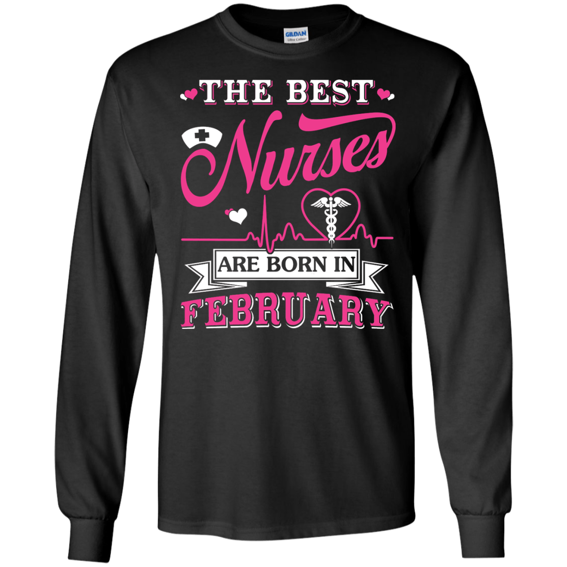The Best Nurses Are Born In February T-Shirt & Hoodie | Teecentury.com