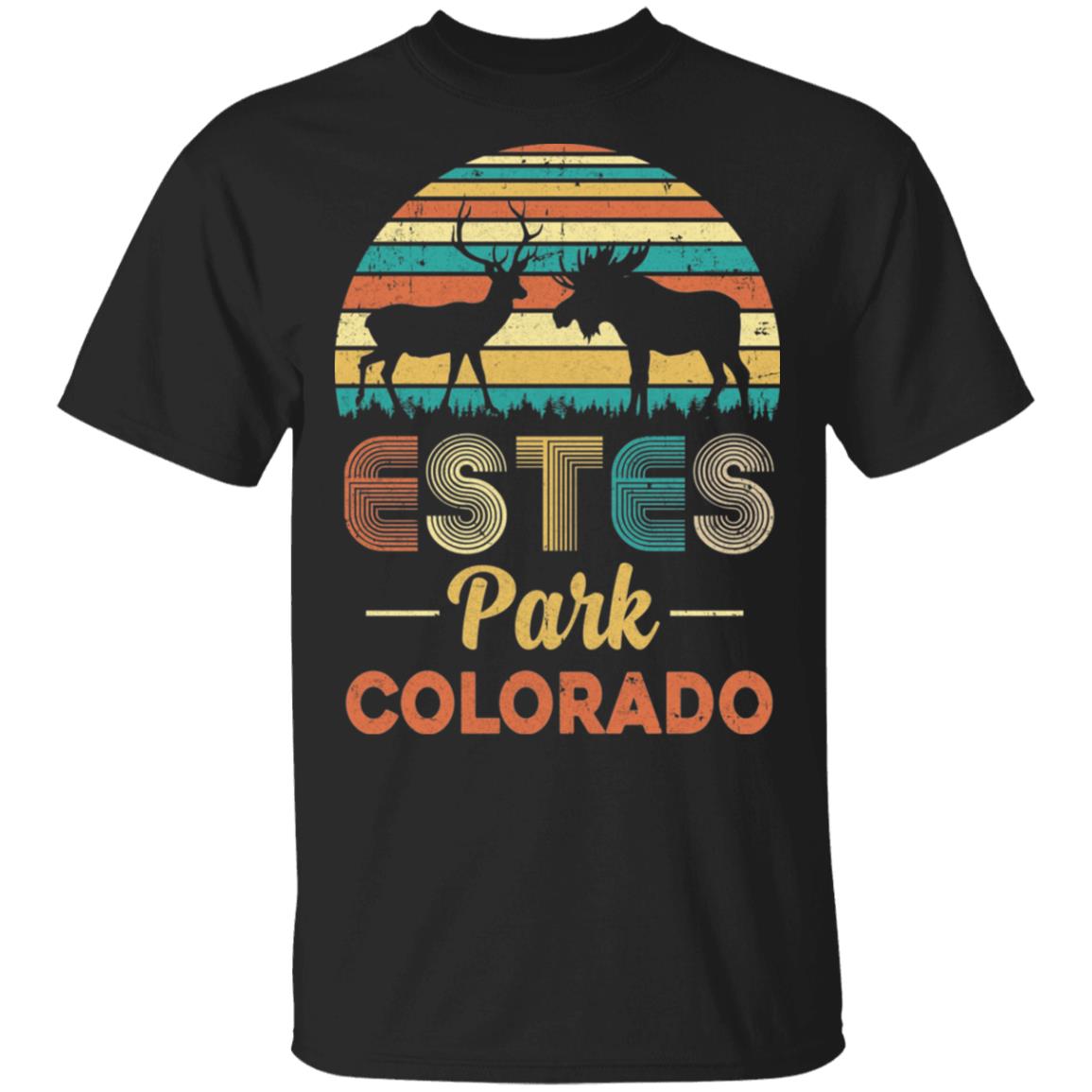 Vintage Estes Park Colorado Elk Moose Hunter Hunting T-Shirt & Hoodie | Teecentury.com