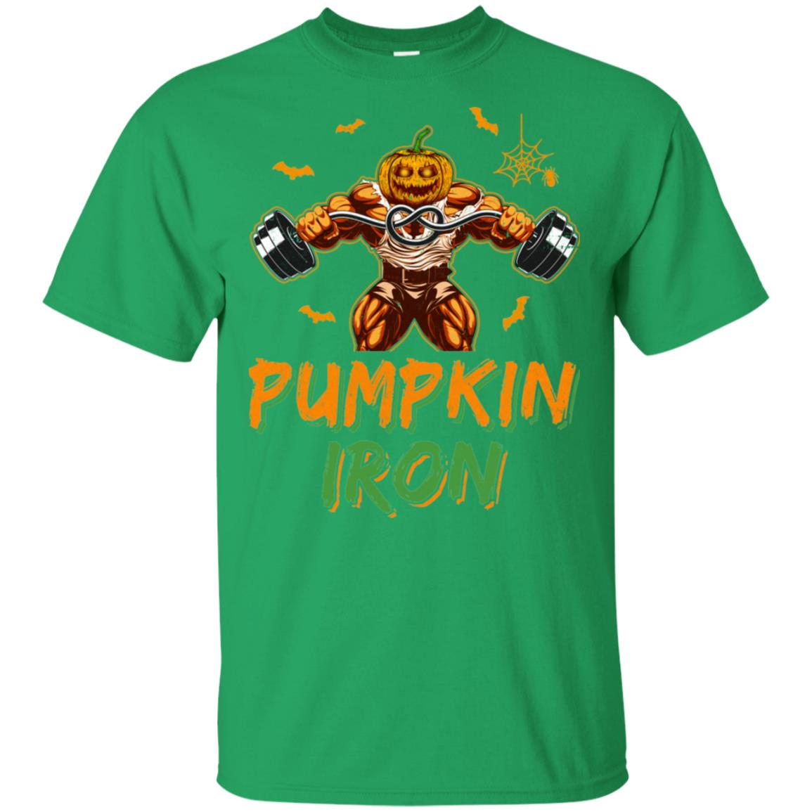 Halloween Gym Workout Pumpkin Iron Motivation For Men T-Shirt & Hoodie | Teecentury.com