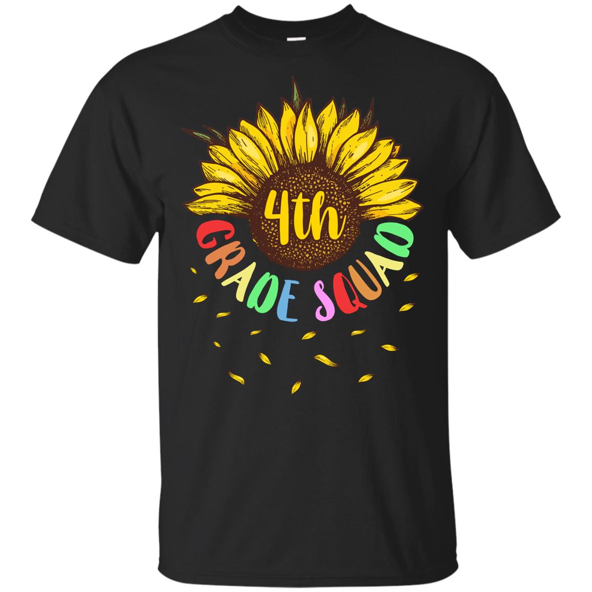 Sunflower 4th Grade Squad First Grade Teacher Youth Youth Shirt | Teecentury.com