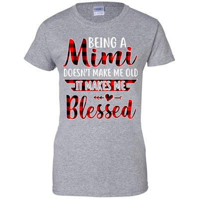 Red Plaid Funny Being A Mimi Doesn't Make Me Old T-Shirt & Hoodie | Teecentury.com