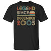 Legend Since December 2005 Vintage 17th Birthday Gifts T-Shirt & Hoodie | Teecentury.com