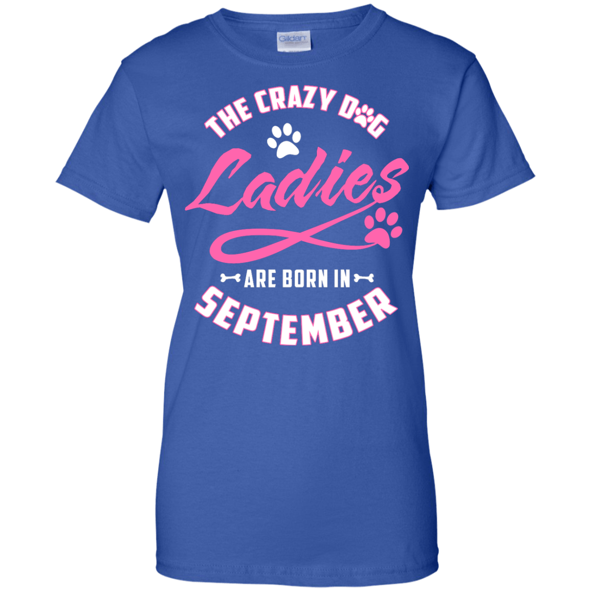 The Crazy Dog Ladies Are Born In September T-Shirt & Hoodie | Teecentury.com