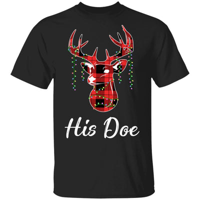 His Doe Couples Matching Christmas Pajamas Costume Gift T-Shirt & Sweatshirt | Teecentury.com