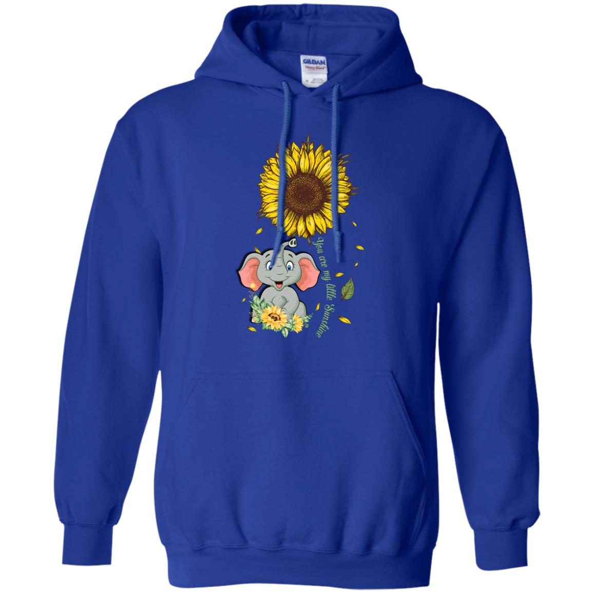 You Are My Little Sunshine Sunflower Elephant T-Shirt & Hoodie | Teecentury.com