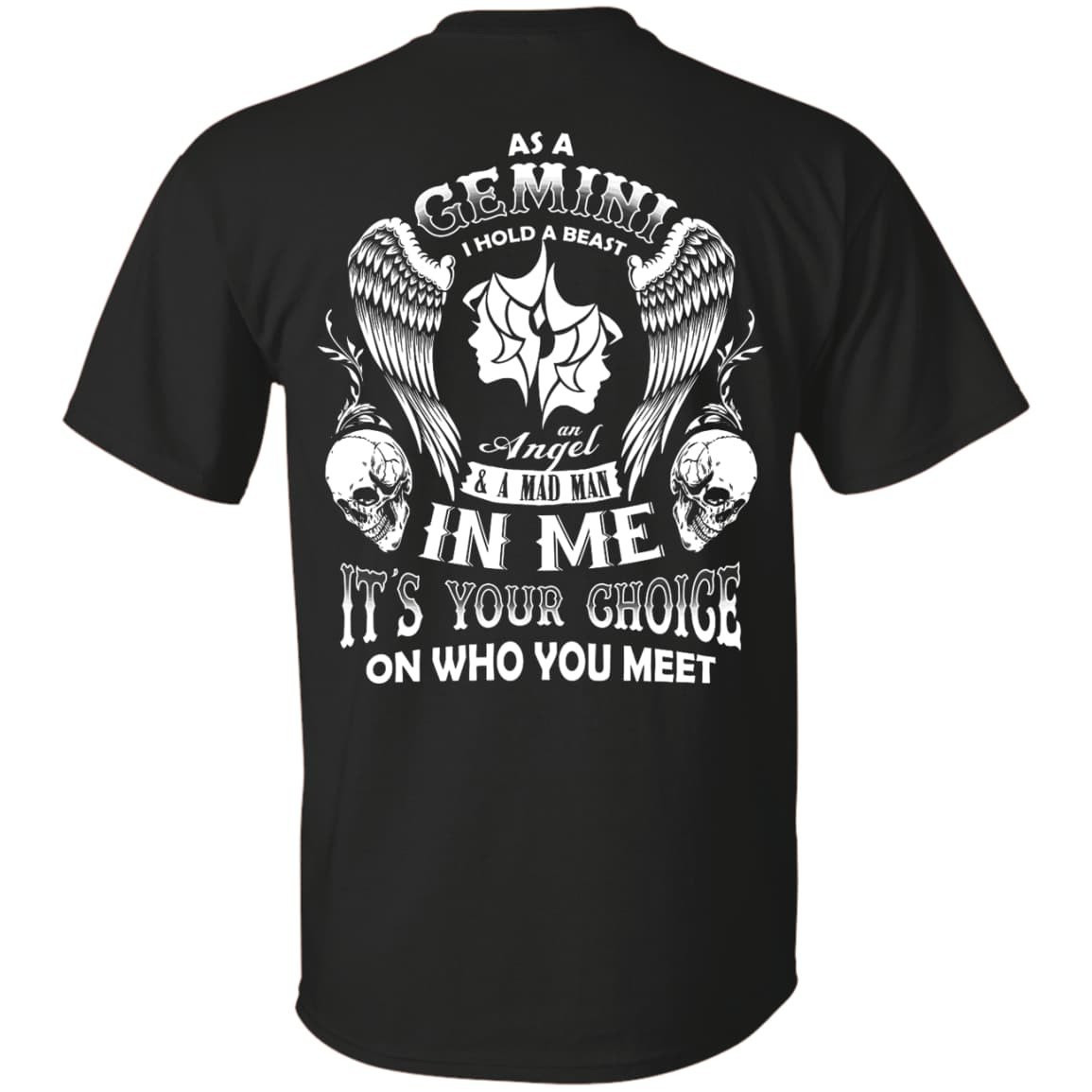 As A Gemini I Hold A Beast An Angel A Madman In Me T-Shirt & Hoodie | Teecentury.com