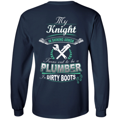 Turns out to be a PLUMBER In Dirty Boots T-Shirt & Hoodie | Teecentury.com