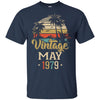 Retro Classic Vintage May 1979 43th Birthday Gift T-Shirt & Hoodie | Teecentury.com