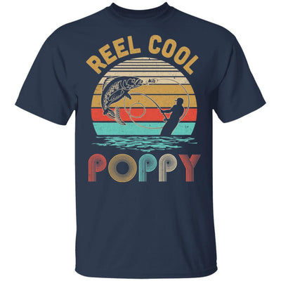 Vintage Reel Cool Poppy Fish Fishing Father's Day Gift T-Shirt & Hoodie | Teecentury.com