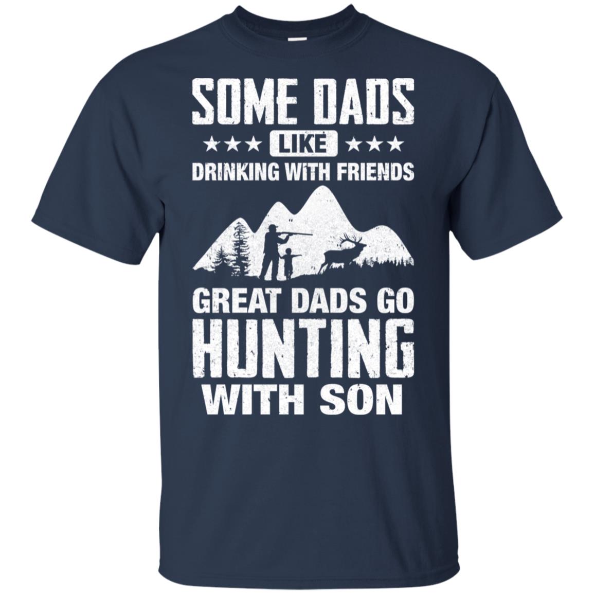 Great Dad Go Hunting With Son Father Day Gift T-Shirt & Hoodie | Teecentury.com