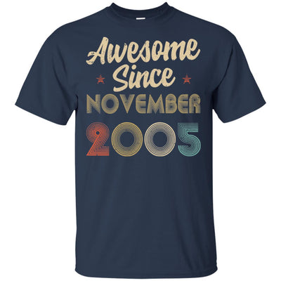 Awesome Since November 2005 Vintage 17th Birthday Gifts T-Shirt & Hoodie | Teecentury.com