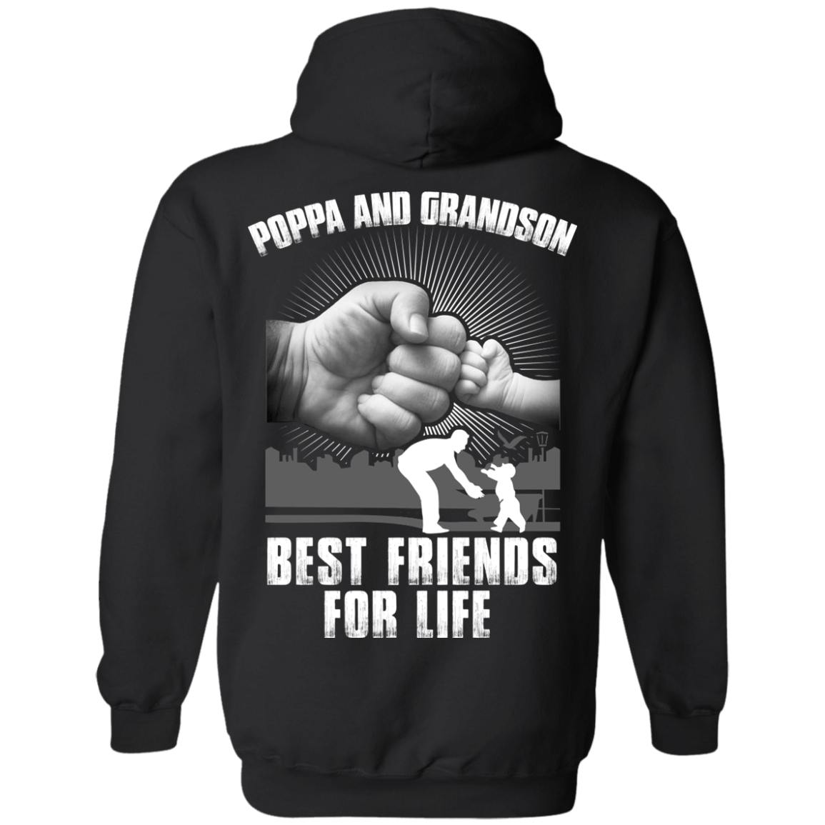 Poppa And Grandson Best Friends For Life T-Shirt & Hoodie | Teecentury.com