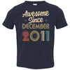 Awesome Since December 2011 Vintage 11th Birthday Gifts Youth Youth Shirt | Teecentury.com