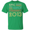 Epic Since February 2013 Vintage 9th Birthday Gifts Youth Youth Shirt | Teecentury.com
