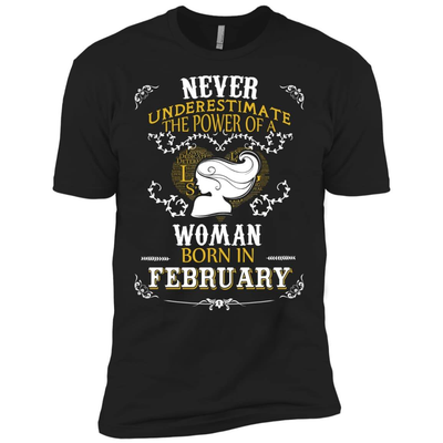A Woman Born In FEBRUARY T-Shirt & Hoodie | Teecentury.com