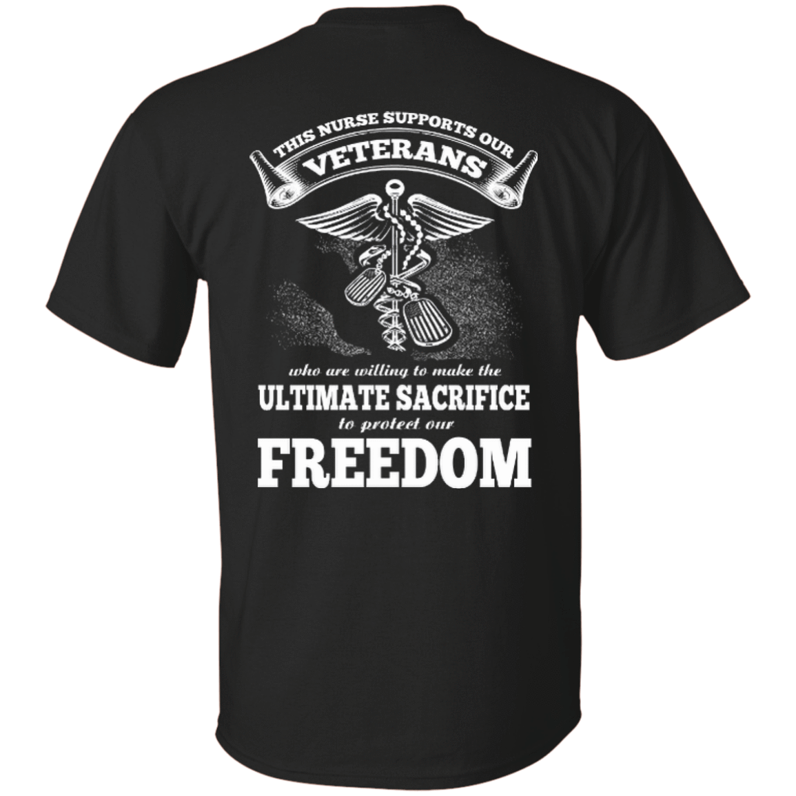 THIS NURSE SUPPORTS OUR VETERANS T-Shirt & Hoodie | Teecentury.com