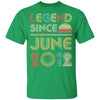 Legend Since June 2012 Vintage 10th Birthday Gifts Youth Youth Shirt | Teecentury.com