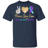 Peace Love Cure Suicide Prevention T-Shirt & Hoodie | Teecentury.com