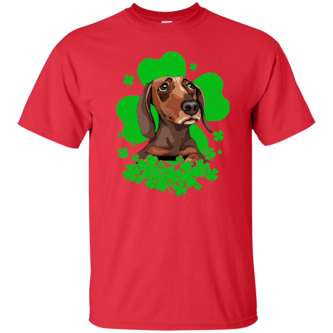 Dachshund St. Patrick's Day Clovers T-Shirt & Hoodie | Teecentury.com