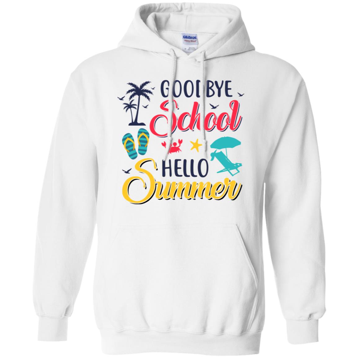 Goodbye School Hello Summer Vintage Retro Style T-Shirt & Hoodie | Teecentury.com