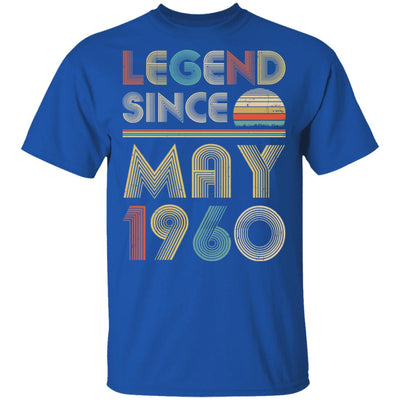 Legend Since May 1960 Vintage 62th Birthday Gifts T-Shirt & Hoodie | Teecentury.com