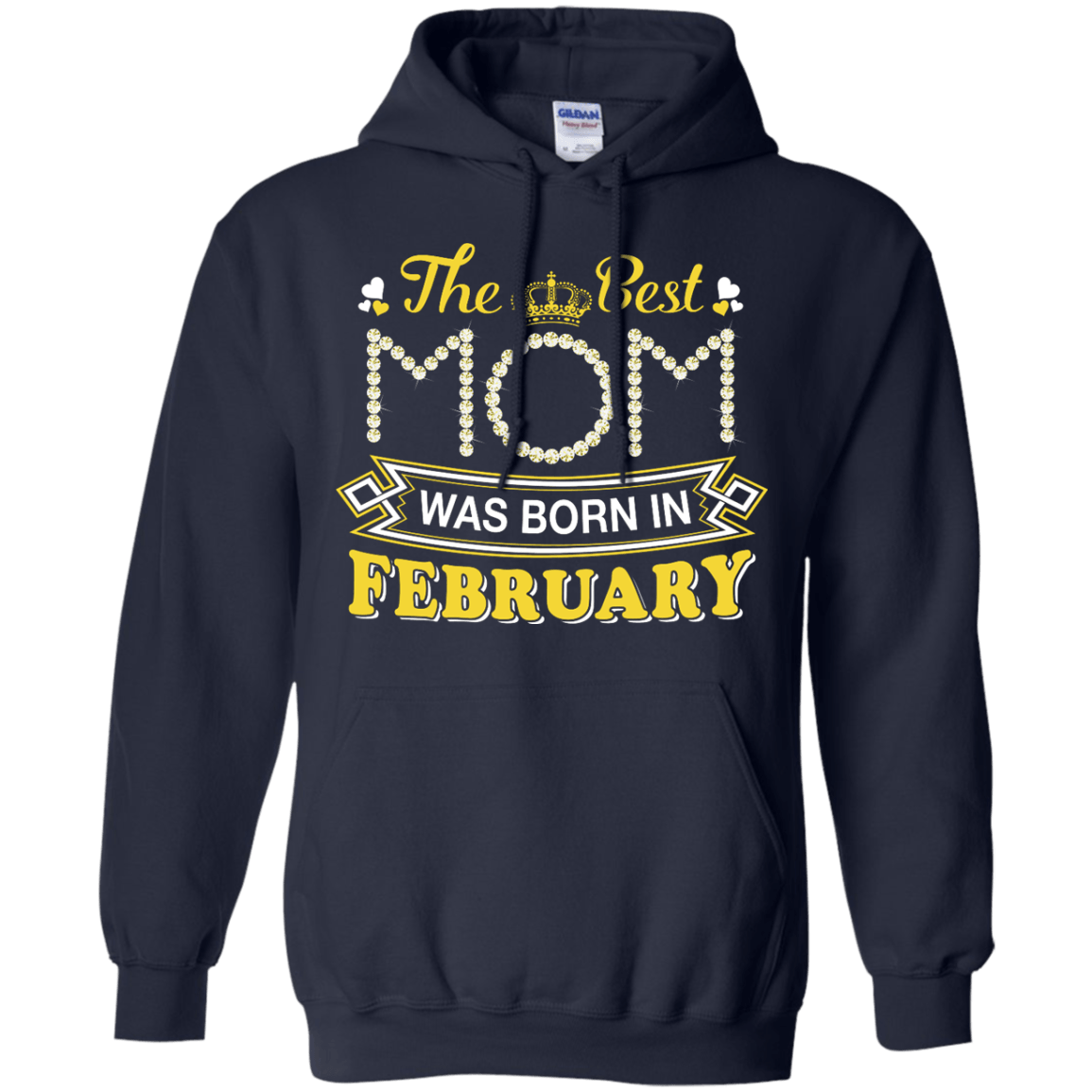 The Best Mom Was Born In February T-Shirt & Hoodie | Teecentury.com