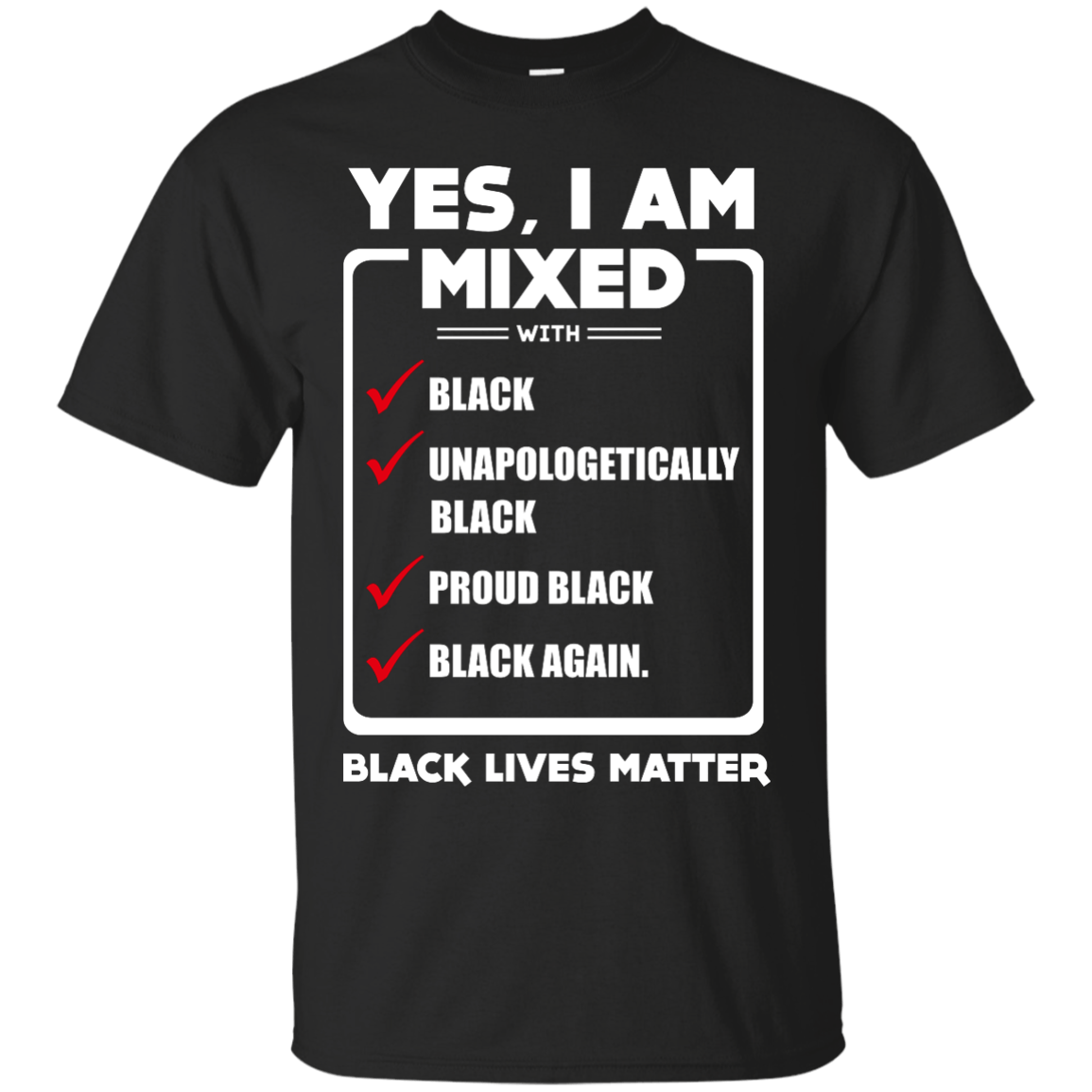 Im black mixed with black sale shirt