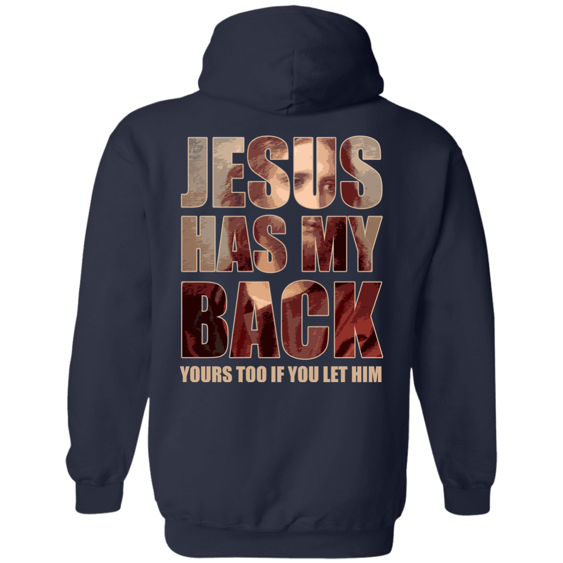 Jesus Has My Back T-Shirt & Hoodie | Teecentury.com