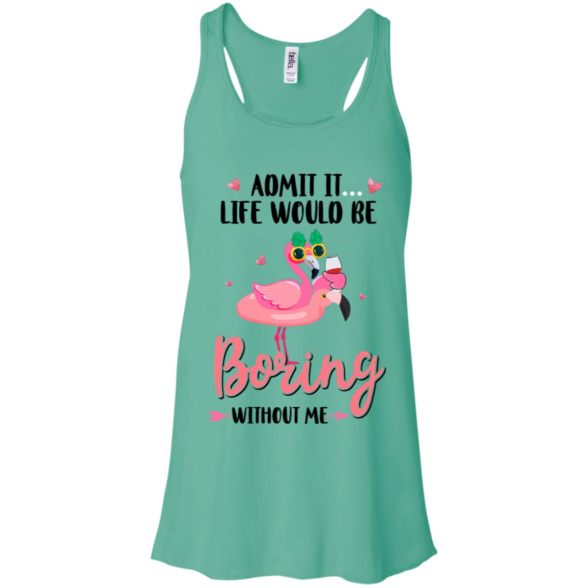 Funny flamingo best sale t shirts