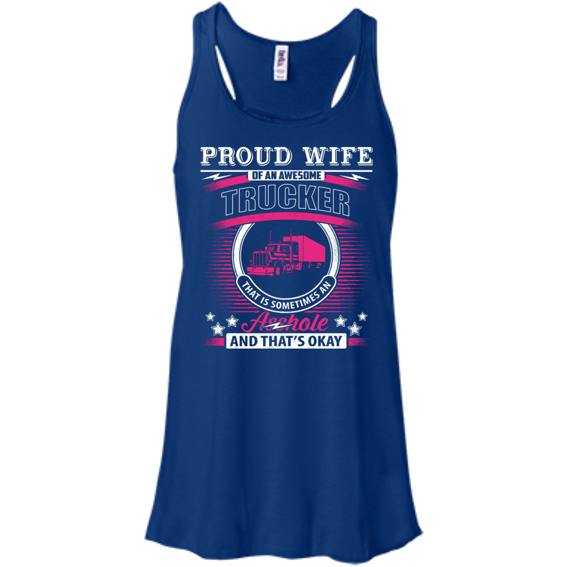 Proud Wife Of An Awesome Trucker T-Shirt & Hoodie | Teecentury.com