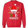 I'm The Dad Reindeer Matching Family Christmas T-Shirt & Sweatshirt | Teecentury.com