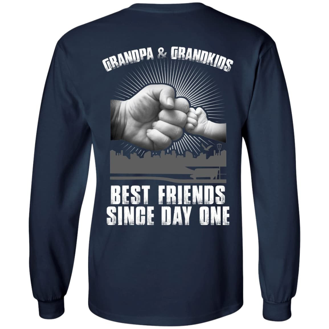 Grandpa And Grandkids Best Friends Single Day One T-Shirt & Hoodie | Teecentury.com
