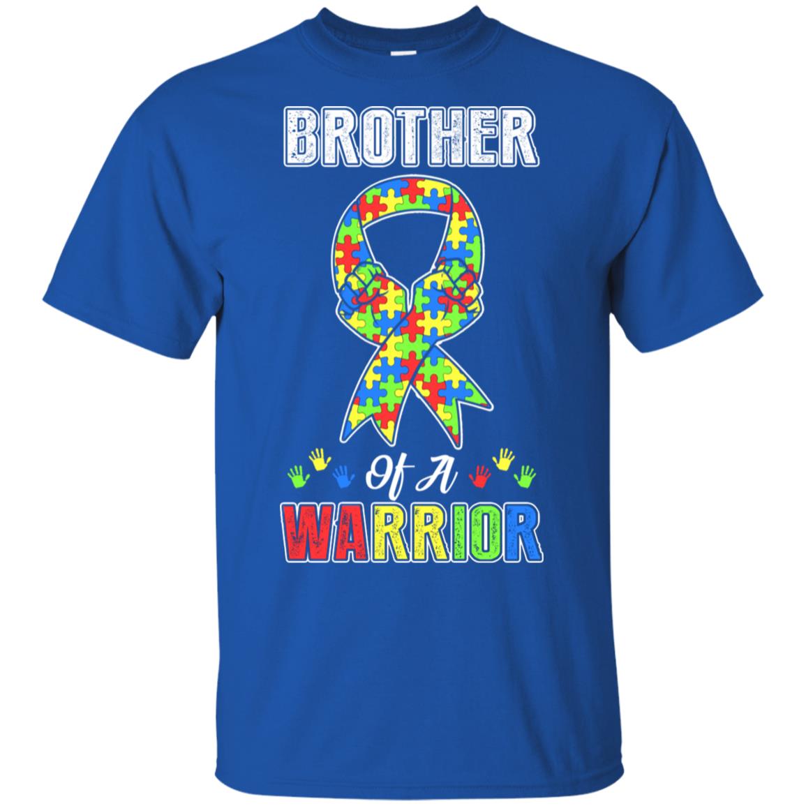 Brother Of A Warrior Support Autism Awareness Gift T-Shirt & Hoodie | Teecentury.com
