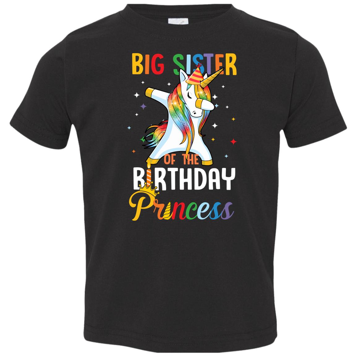 Proud Big Sister Of A Birthday Princess Unicorn Dab Youth Youth Shirt | Teecentury.com