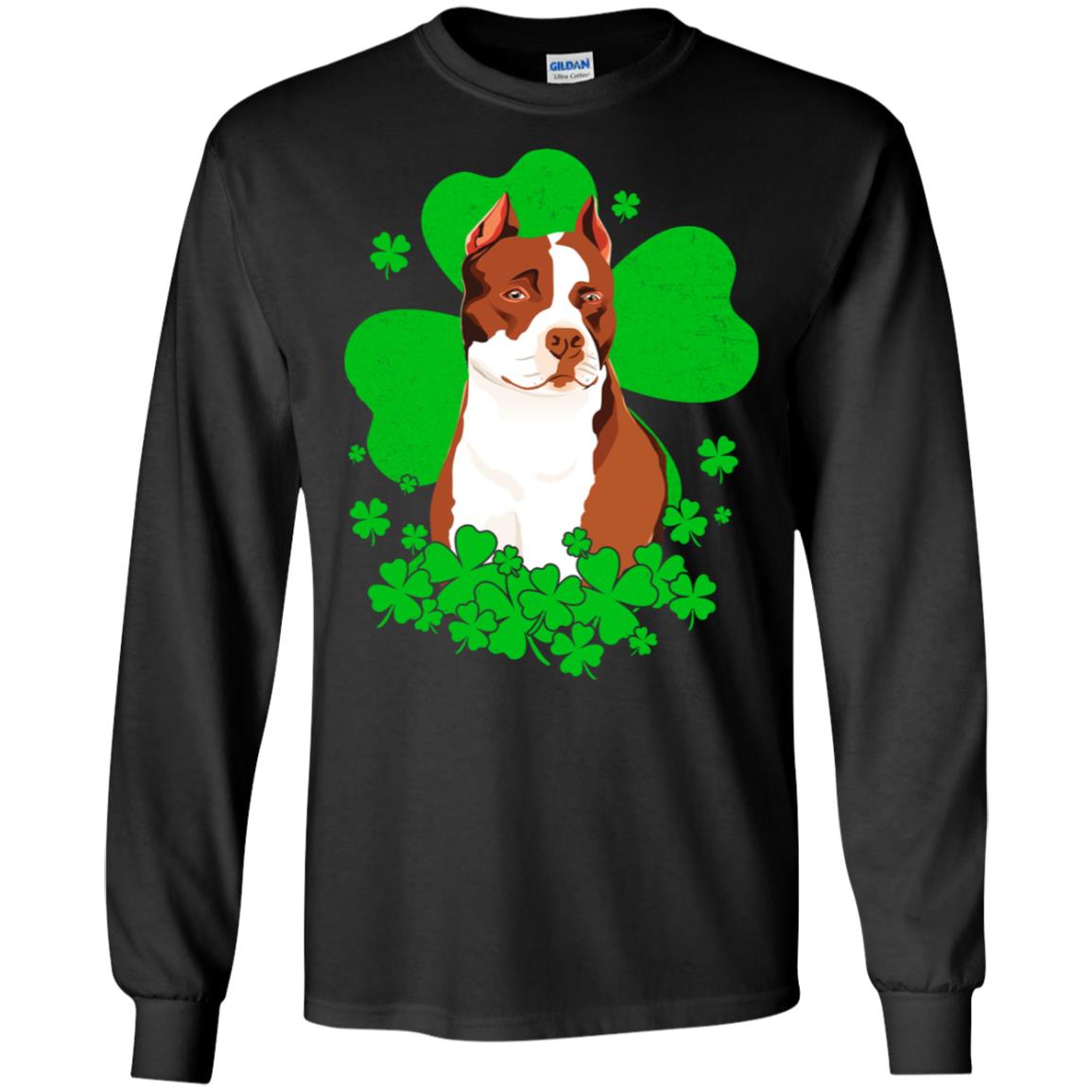 Pitbull St. Patrick's Day Clovers T-Shirt & Hoodie | Teecentury.com