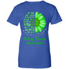 Being Strong Daisy Flower Green Kidney Disease Awareness T-Shirt & Hoodie | Teecentury.com