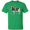 Funny Cow Reindeer Christmas Lights Pajama T-Shirt & Sweatshirt | Teecentury.com