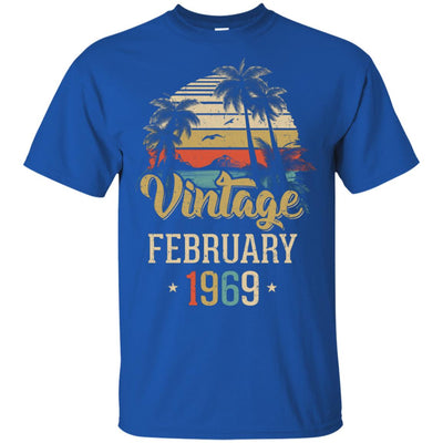 Retro Classic Vintage February 1969 53th Birthday Gift T-Shirt & Hoodie | Teecentury.com