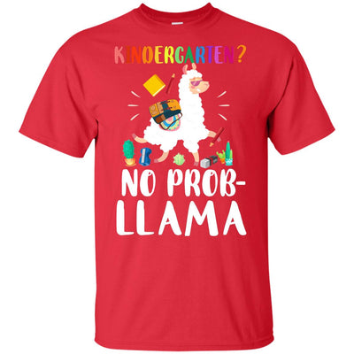 Kindergarten No Prob Llama Funny First Day Of School Youth Youth Shirt | Teecentury.com