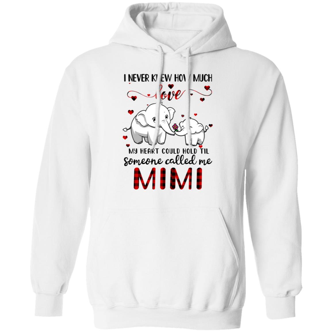 Someone Called Me Mimi Elephant Red Plaid Mother's Day T-Shirt & Hoodie | Teecentury.com