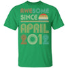 Awesome Since April 2012 Vintage 10th Birthday Gifts Youth Youth Shirt | Teecentury.com