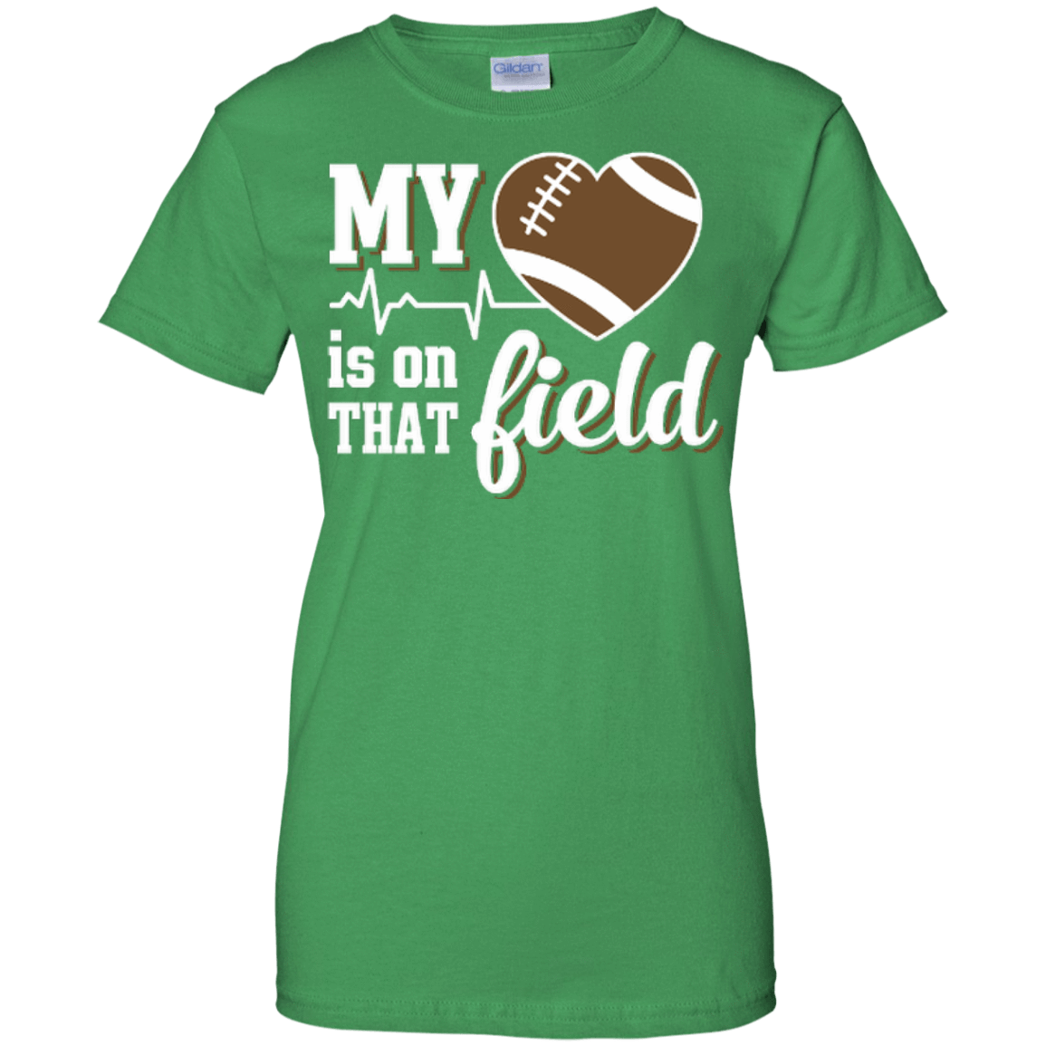 My Heart Is On That Field Football T-Shirt & Hoodie | Teecentury.com
