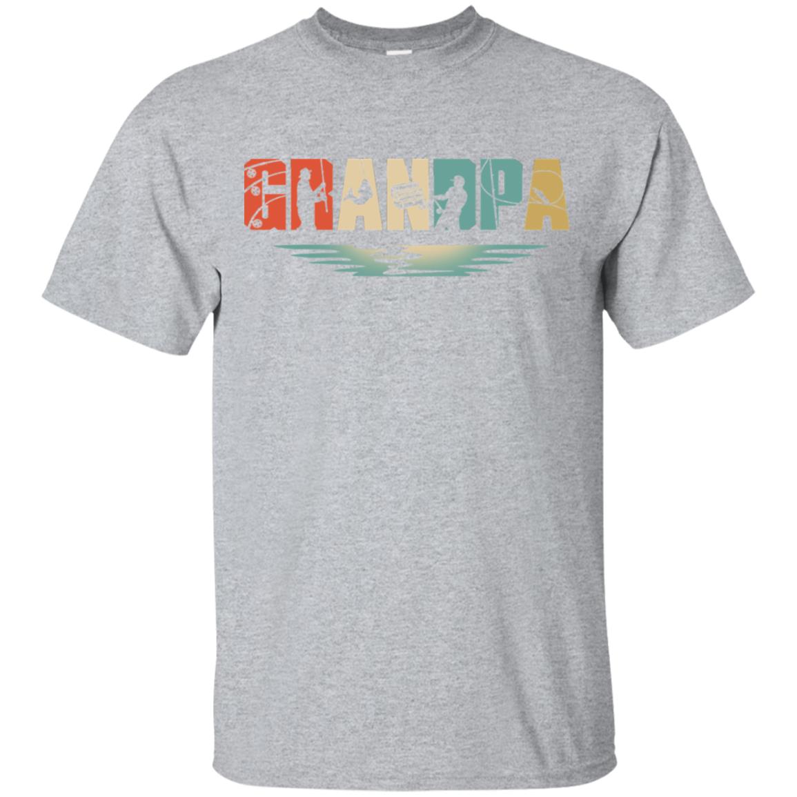 Vintage Fishing Grandpa Father's Day Gift T-Shirt & Hoodie | Teecentury.com