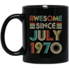 Awesome Since July 1970 Vintage 52th Birthday Gifts Mug Coffee Mug | Teecentury.com