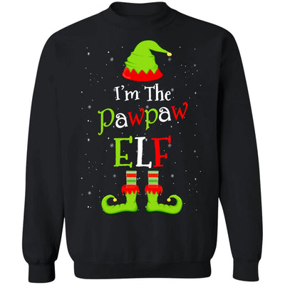 I'm The PawPaw Elf Family Matching Funny Christmas Group Gift T-Shirt & Sweatshirt | Teecentury.com