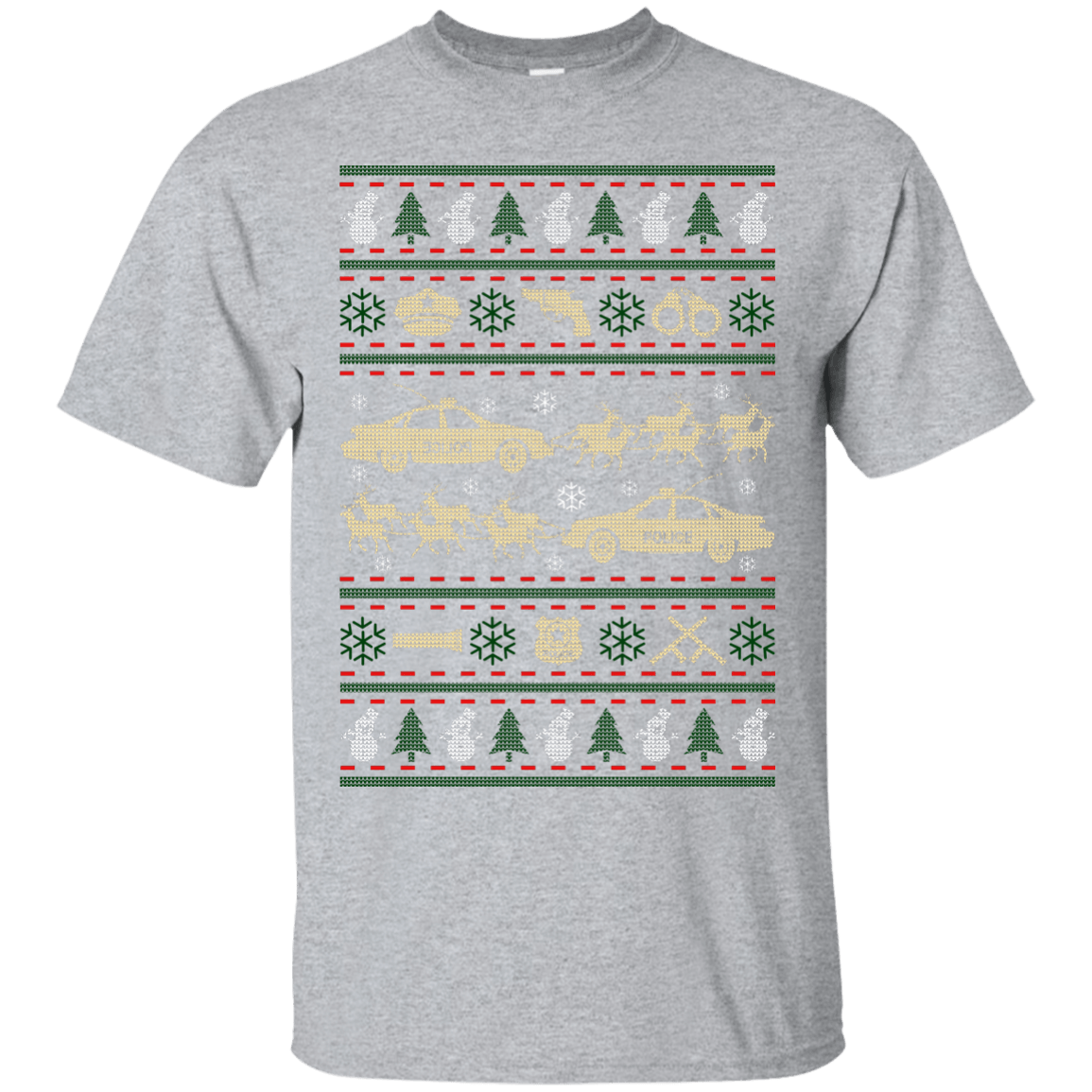 Police Christmas Ugly Sweater T-Shirt & Hoodie | Teecentury.com