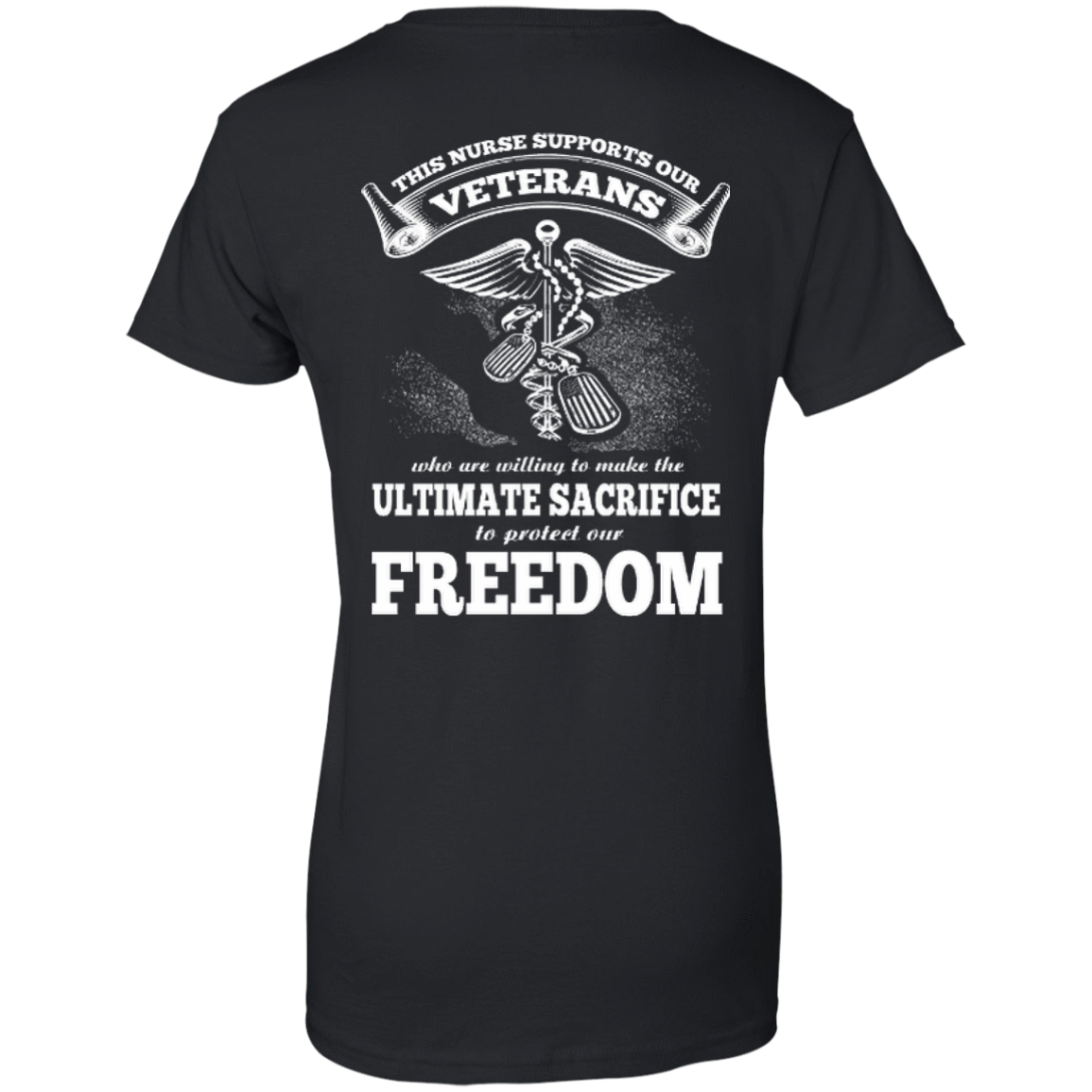 THIS NURSE SUPPORTS OUR VETERANS T-Shirt & Hoodie | Teecentury.com