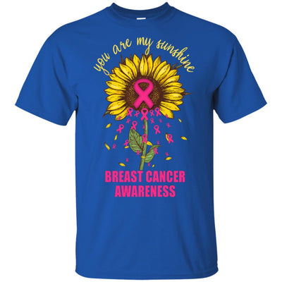 Sunflower You Are My Sunshine Breast Cancer Awareness T-Shirt & Hoodie | Teecentury.com