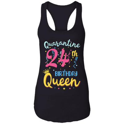 My 24th Birthday Quarantine Queen Social Distancing Gifts T-Shirt & Tank Top | Teecentury.com