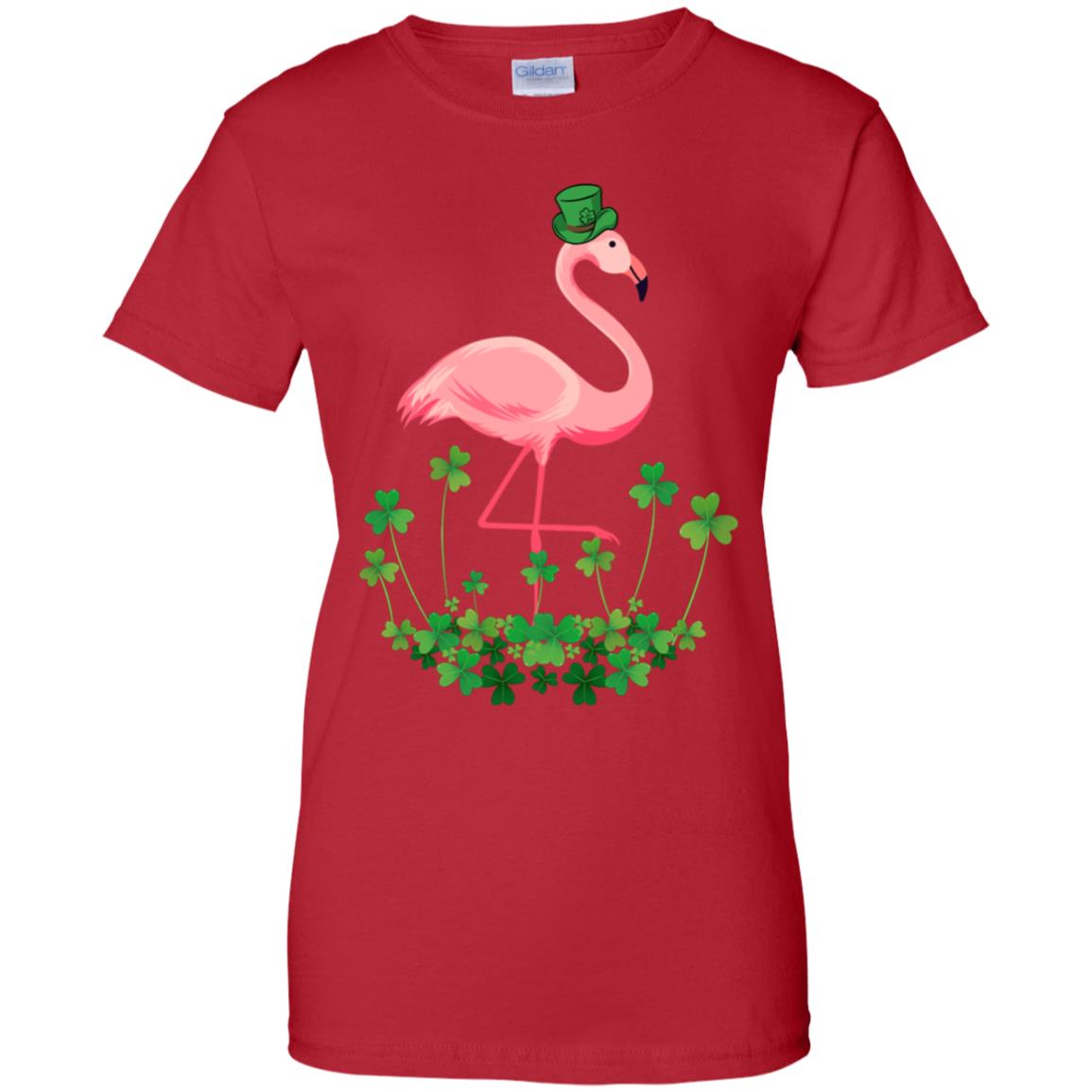 Flamingo Shamrock Happy St Patrick's Day T-Shirt & Hoodie | Teecentury.com